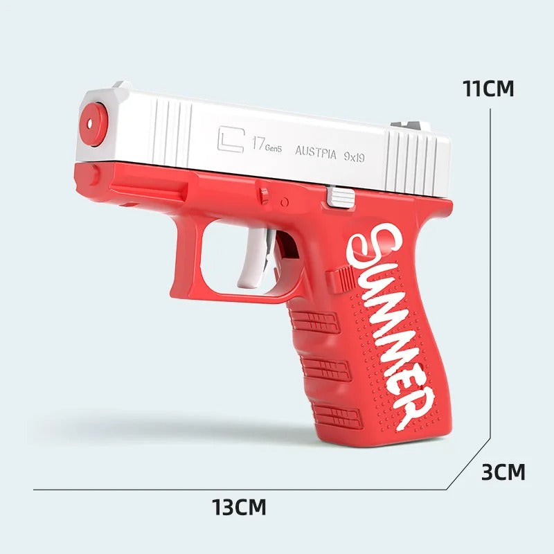 Strong Water Gun Toy Set With Lighting Manual Pull Absorb Water Absorption Water Pistol Spray Blaster Pool Toys for Kids Adult
