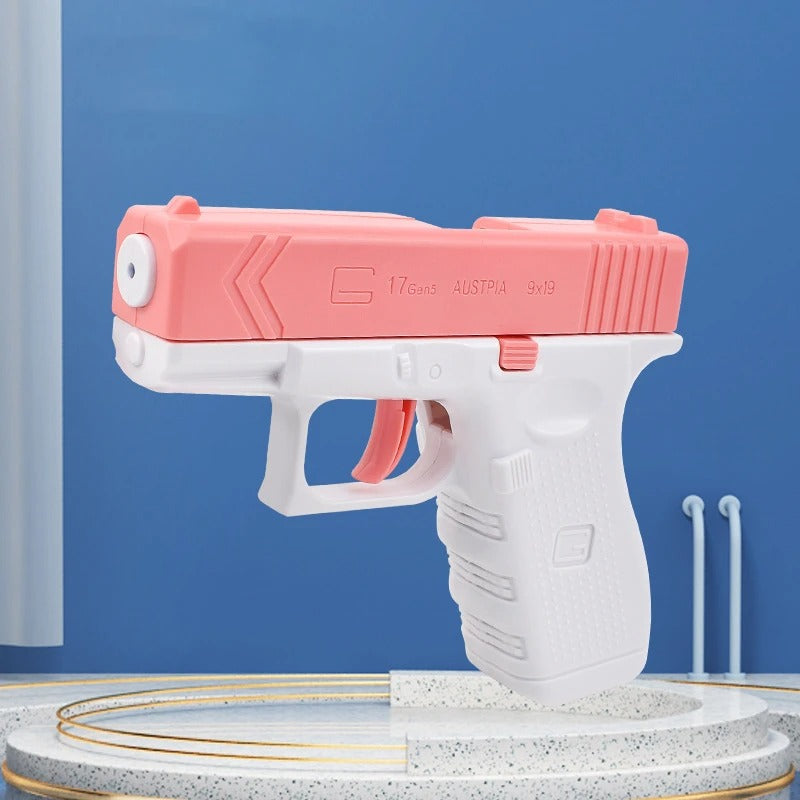 Strong Water Gun Toy Set With Lighting Manual Pull Absorb Water Absorption Water Pistol Spray Blaster Pool Toys for Kids Adult