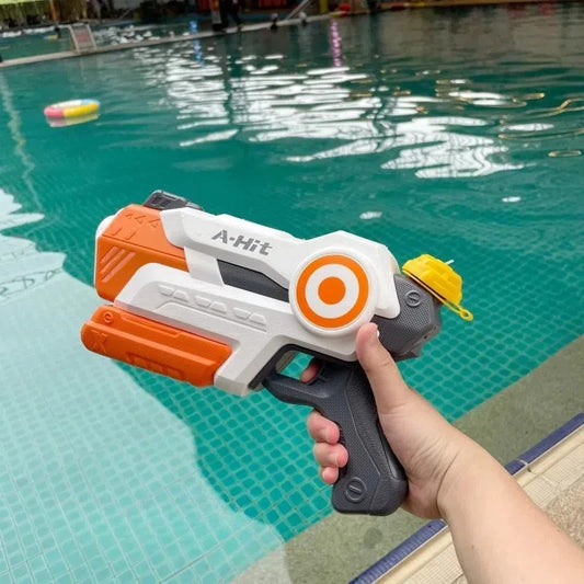 Summer Water Guns for Kids Adults, High Pressure Squirt Toys with 4 Spray Modes, Large Capacity & Leak-Proof Design for Pool Bea